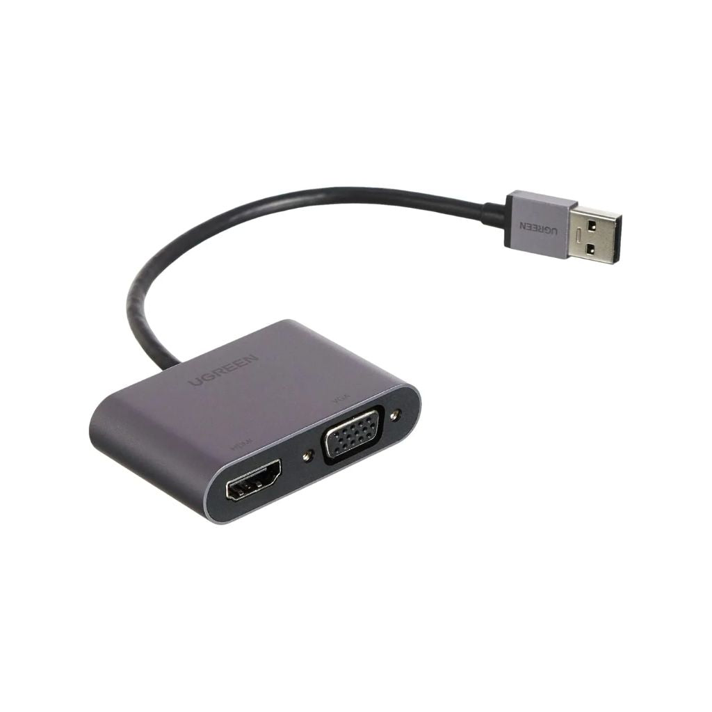TJM UGREEN UG-20518 VGA HDMI to USB 3.0 Converter Hub