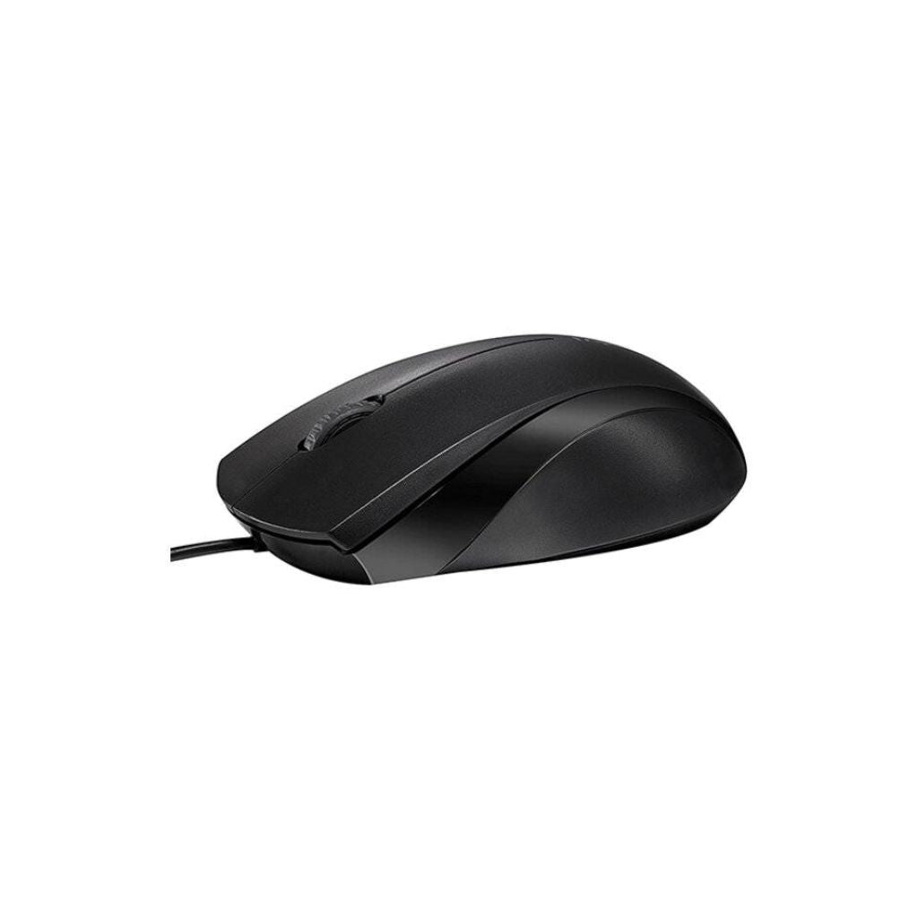 TJM Rapoo N1200 Wired Mouse - Black