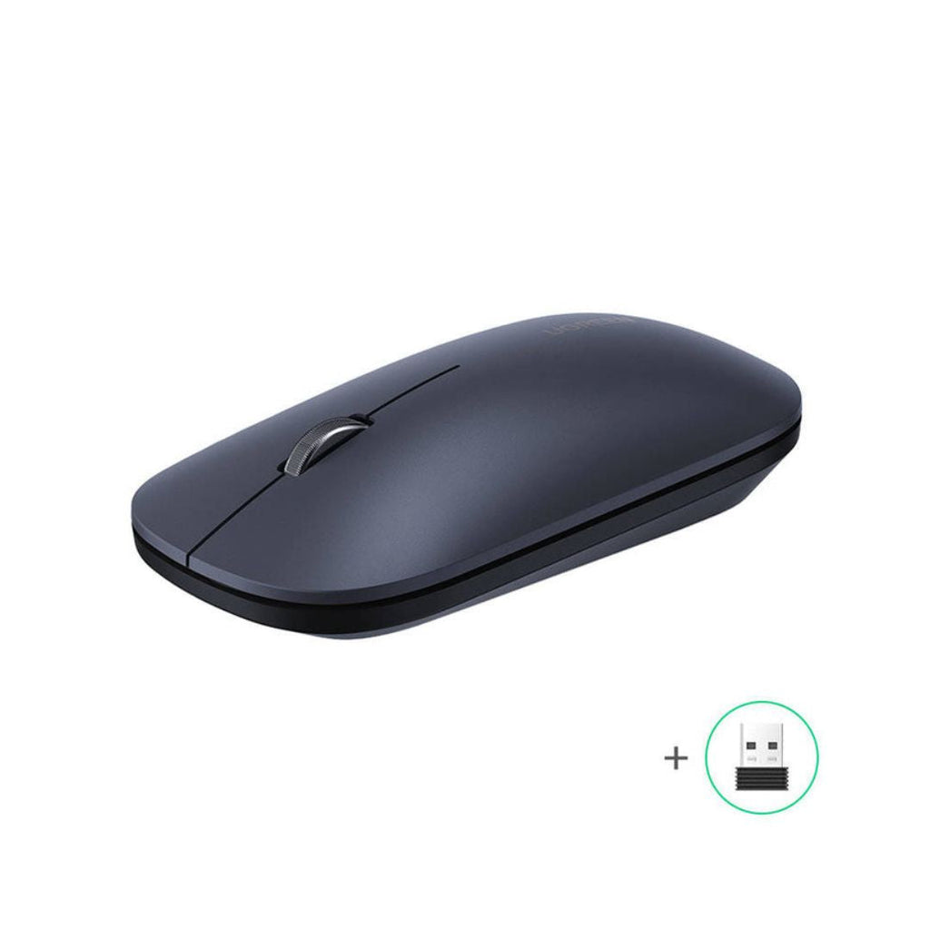 TJM UGREEN MU001 USB Optical Wireless Mouse - Black