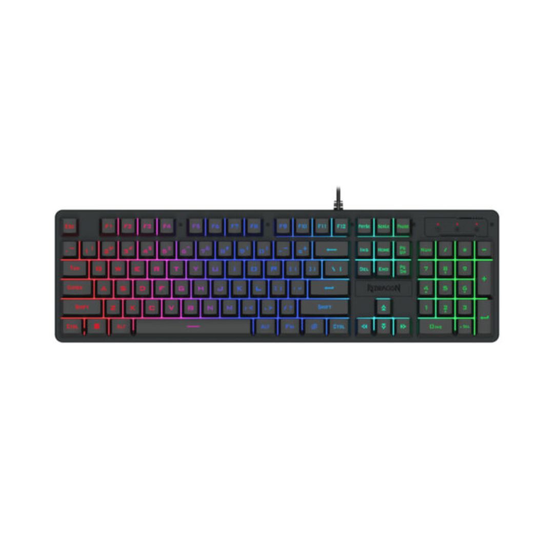 TJM Redragon S107-BA Gaming Keyboard & Mice Combo Wired - Black