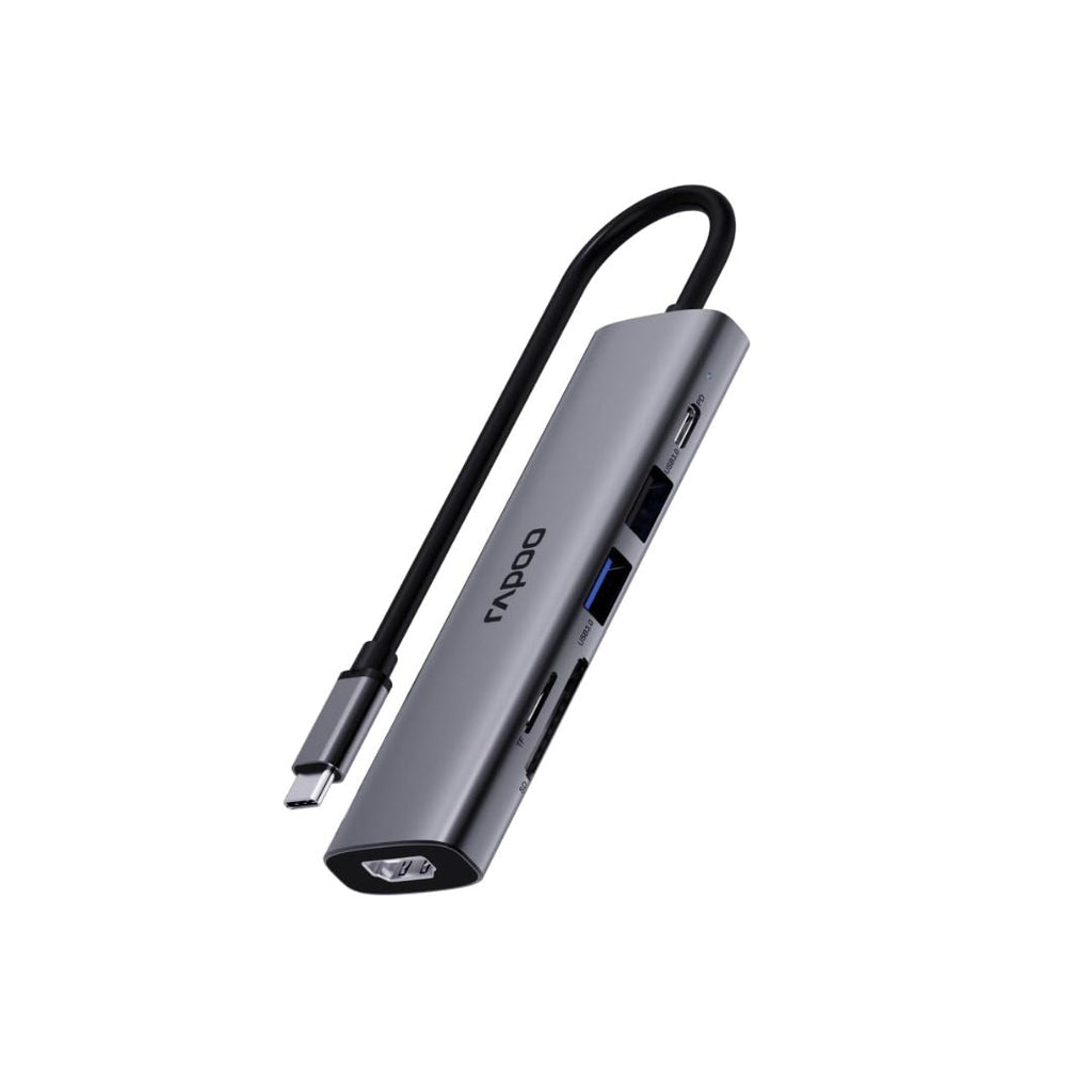 TJM Rapoo XD61 USB-C 6-in-1 Hub