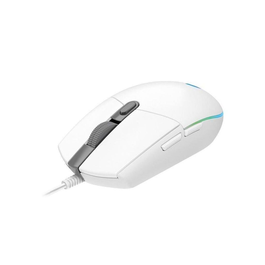 TJM Logitech G102 White Wired Gaming Mouse