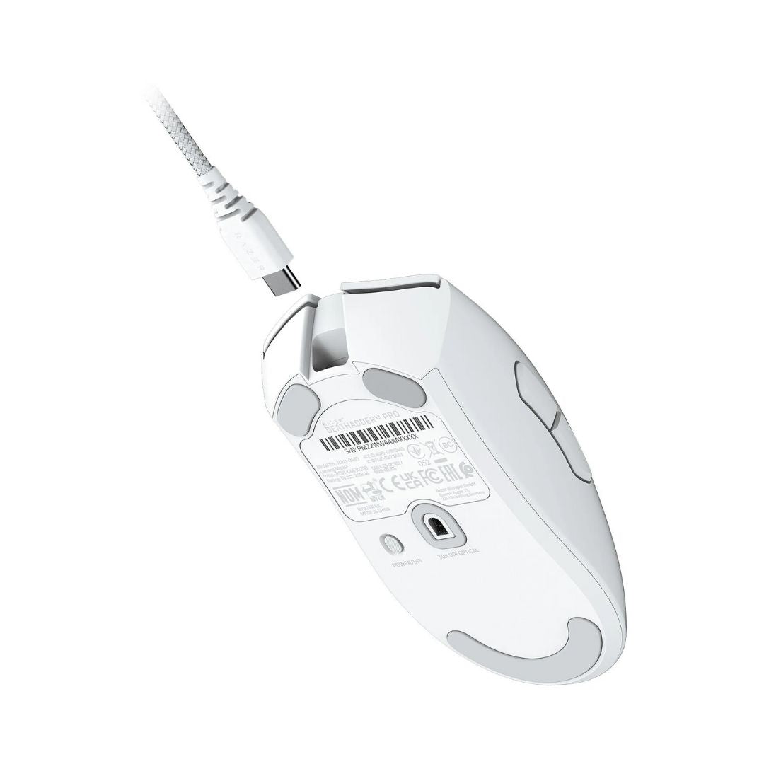 TJM Razer DeathAdder V3 PRO Gaming Mouse - White