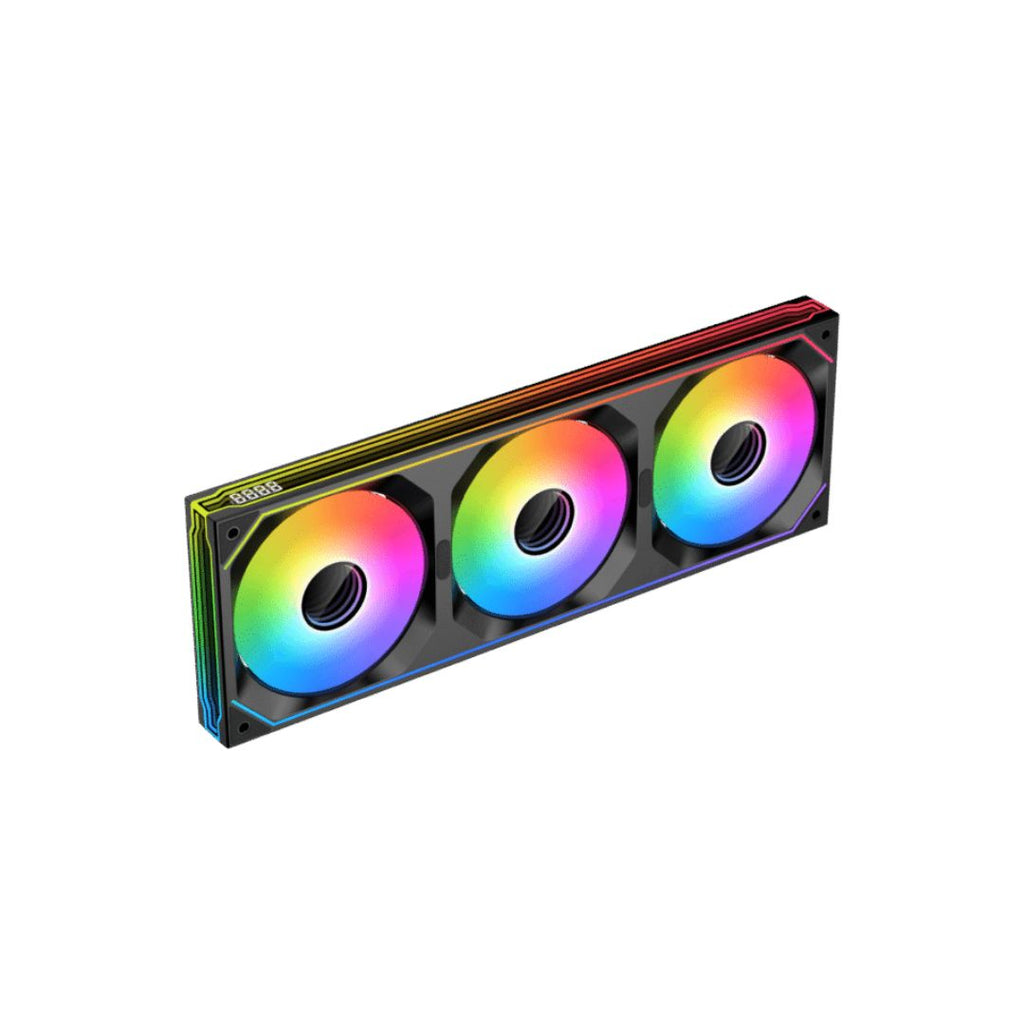 TJM XIGMATEK INFINITY SF360 Digital 120mm 3-Fan Pack - Black