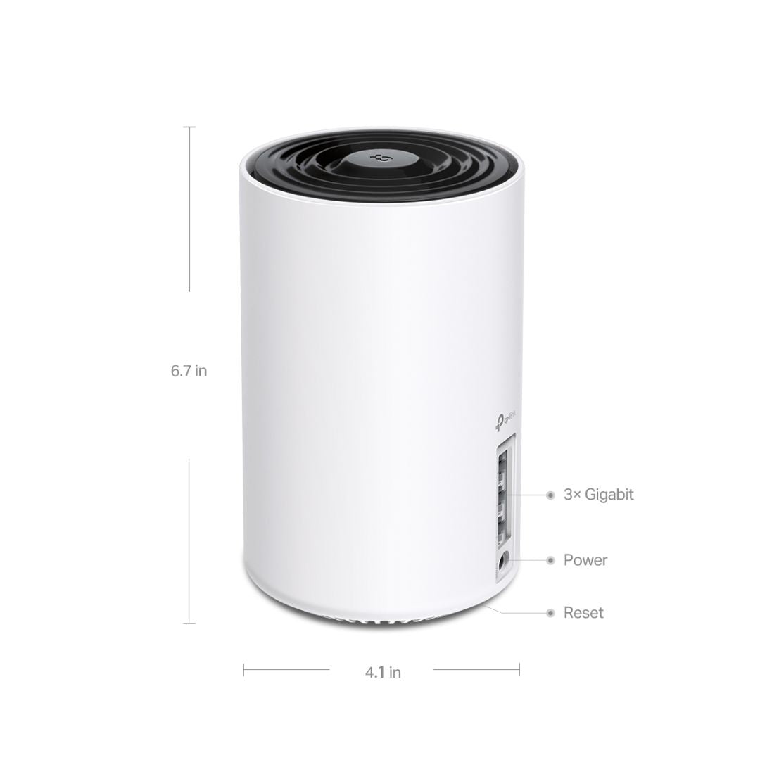 TJM TP-Link Deco XE75, AXE5400 Whole Home Mesh Wi-Fi 6 System 3-Pack