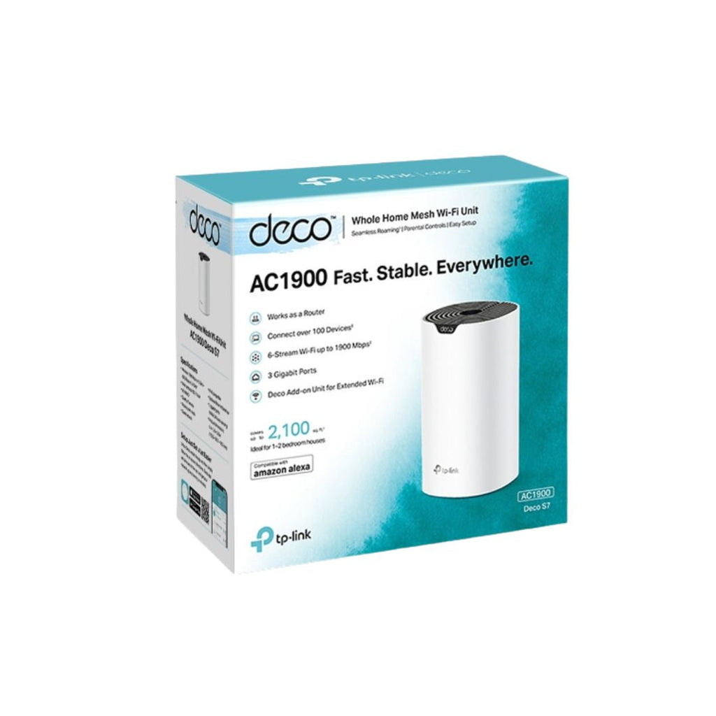 TJM TP-Link Deco S7 AC1900 Whole Home Mesh Wi-Fi 5 System 1-Pack