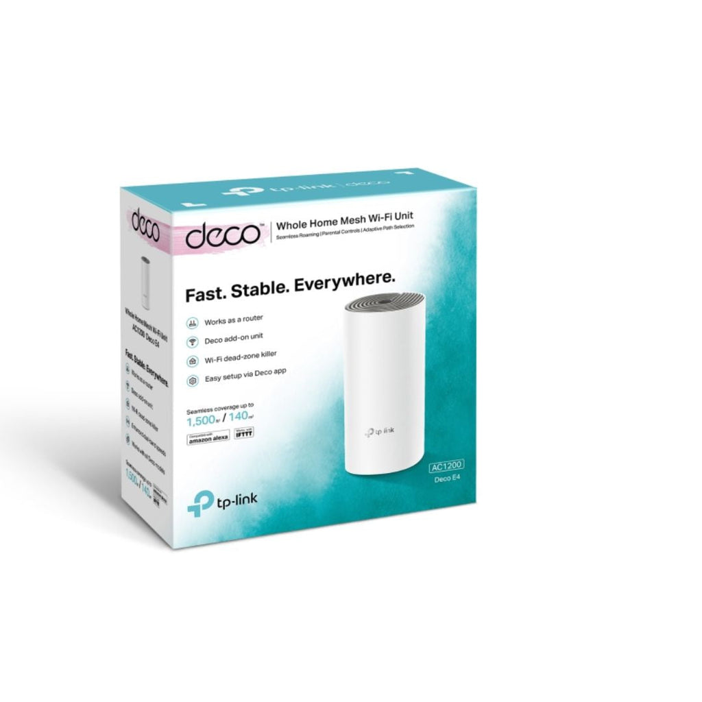 TJM Deco E4 AC1200 Whole Home Mesh Wi-Fi 5 System 1-Pack