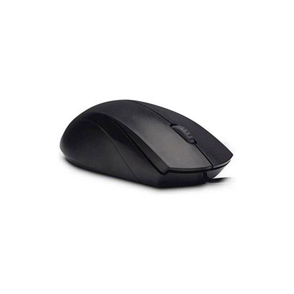 TJM Rapoo N1200 Wired Mouse - Black