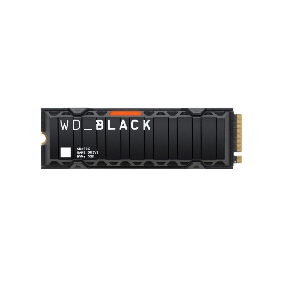 TJM WD BLACK SN850 2TB with Heatsink , 7300MB/s M.2 NVME , PCIe 4.0
