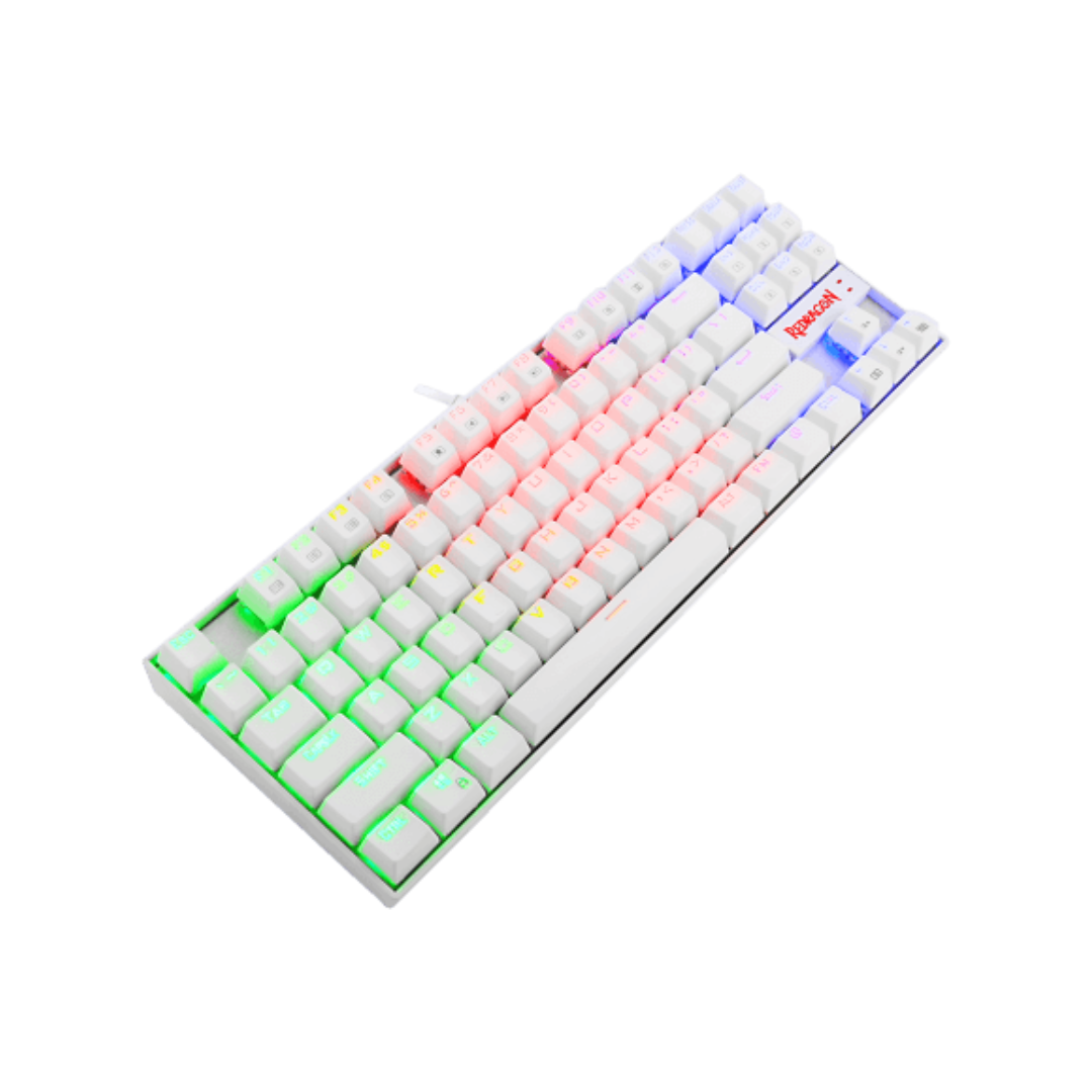 TJM Redragon K552W-RGB, Kumara, 80% Mechanical, Wired TKL, Blue Switches, Gaming Keyboard