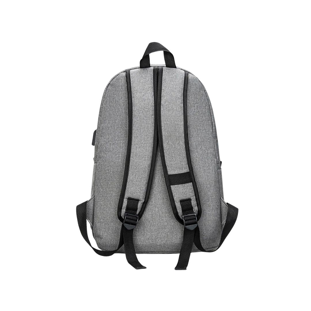 TJM Raptor Business Travel Bag USB 15.6 Backpack - Gray
