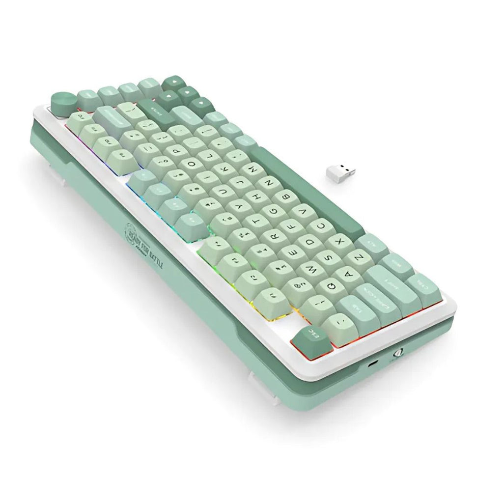 TJM Redragon K681MG CYRUS PRO Tri-Mode Mechanical Keyboard - Green