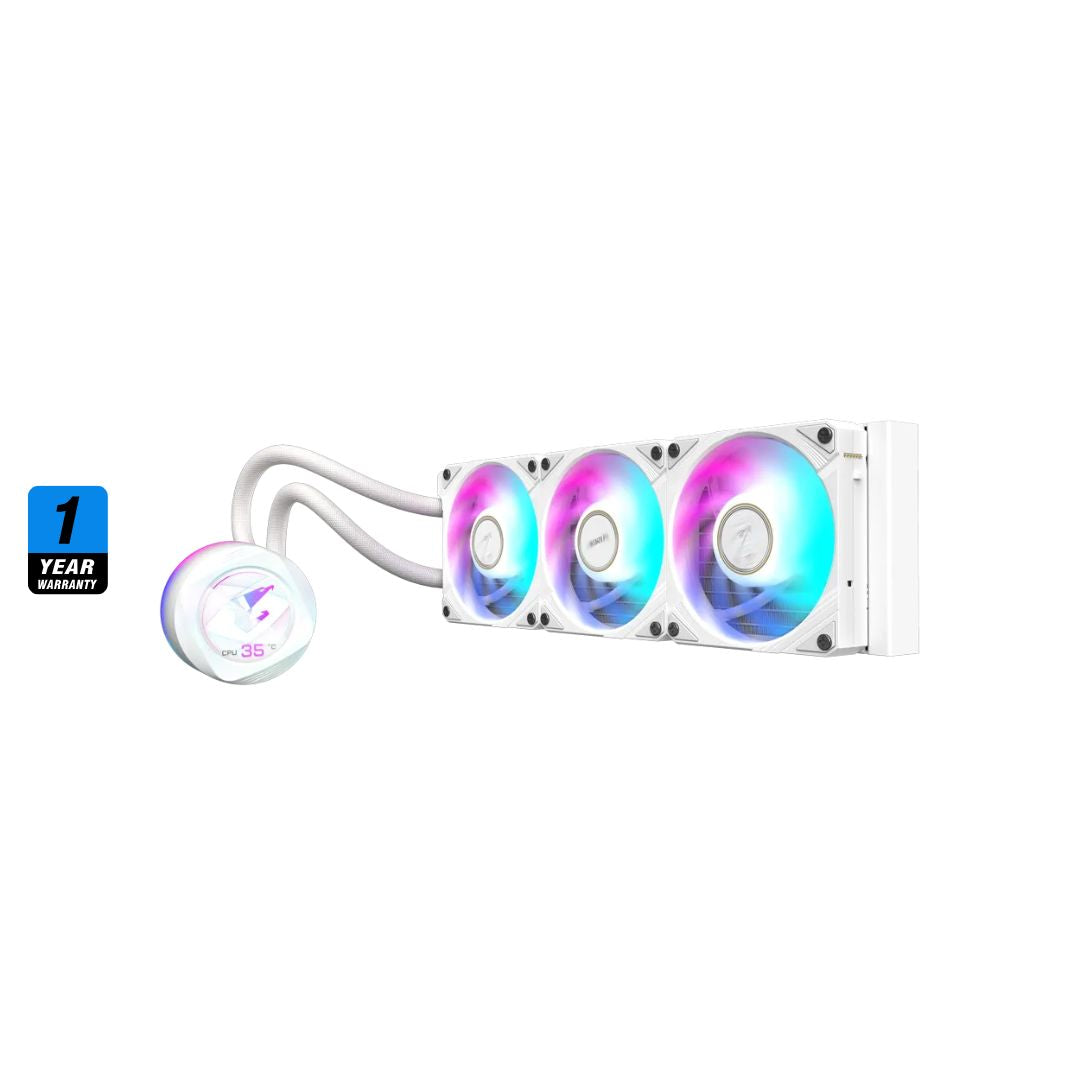 TJM GIGABYTE AORUS WATERFORCE X II 360 ICE LCD - White