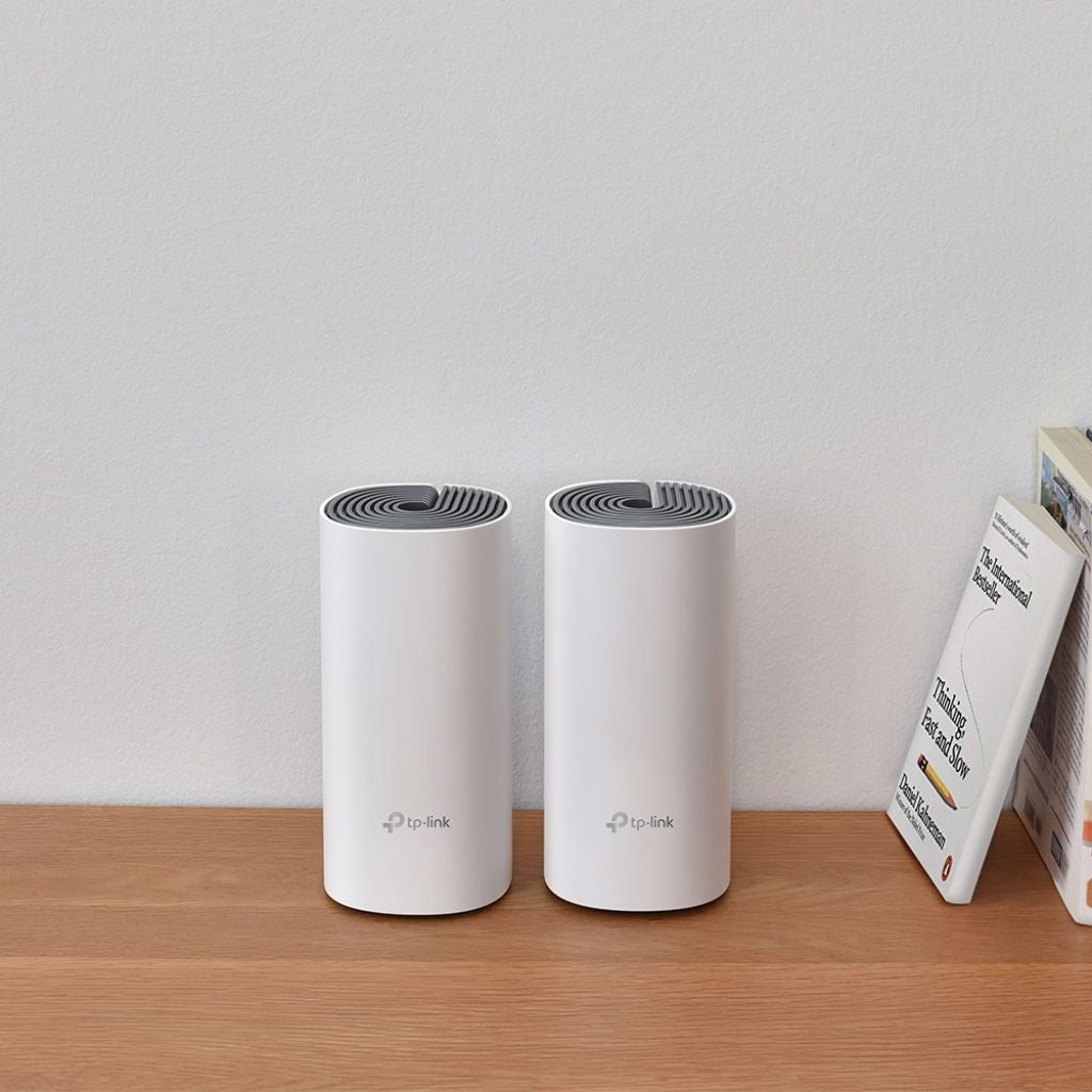 TJM Deco E4 AC1200 Whole Home Mesh Wi-Fi 5 System 2-Pack