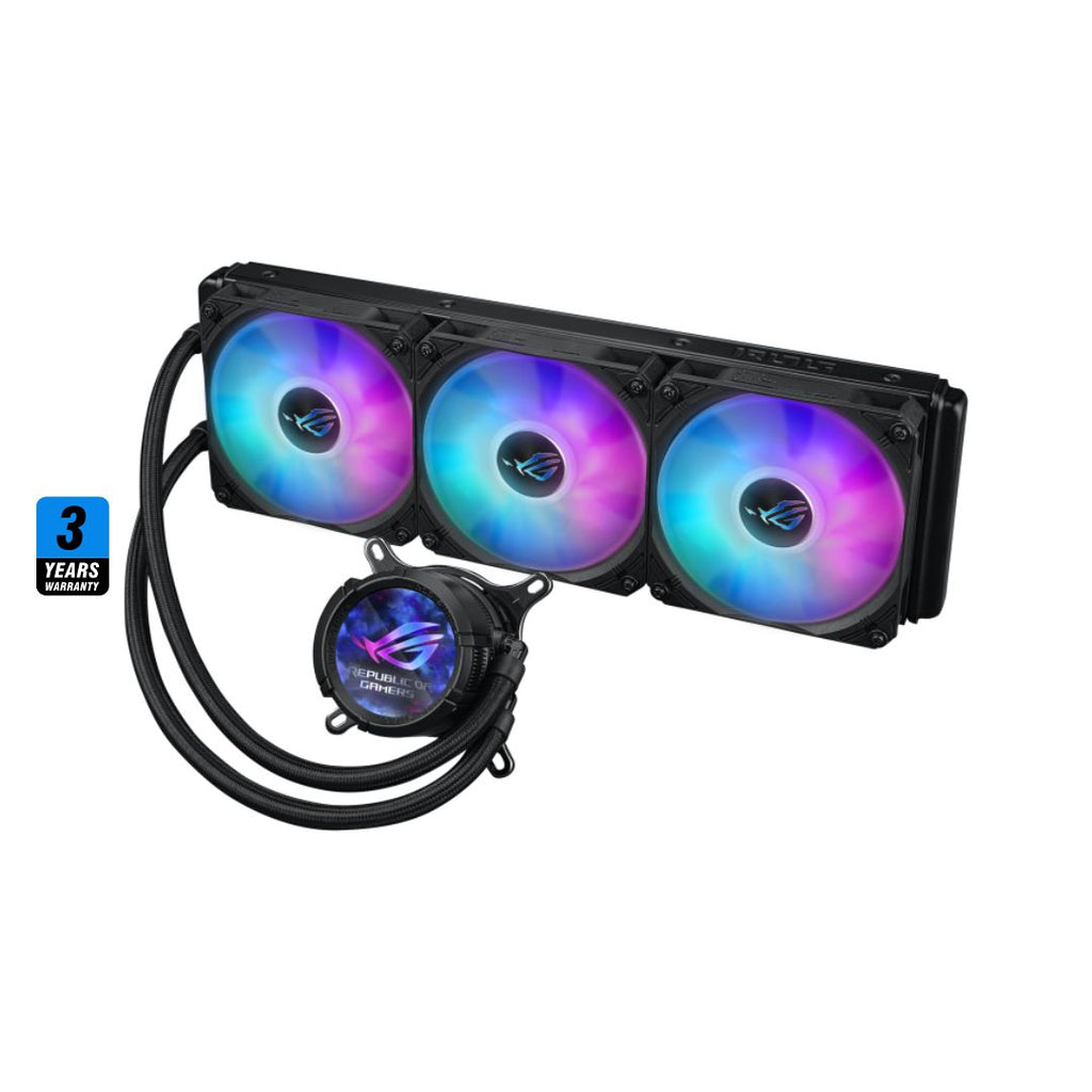 TJM ASUS ROG STRIX LC III 360 ARGB Black, LCD