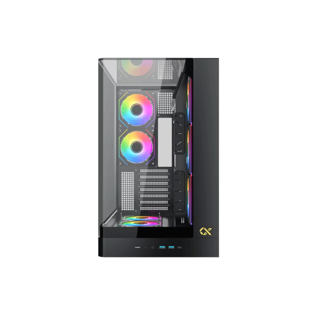 TJM Xigmatek Pano II Mid Tower Case - Black