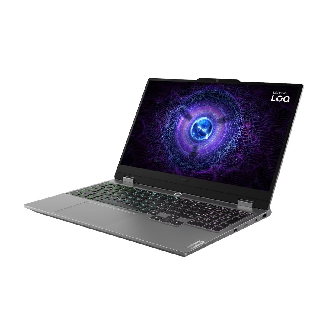 TJM Lenovo LOQ 15IRX9 - (71PS) Intel Core i7-13650HX, RAM 16GB, SSD 512GB, RTX 4050 6GB, 15.6 Inch Inch FHD IPS 144Hz, Luna Grey