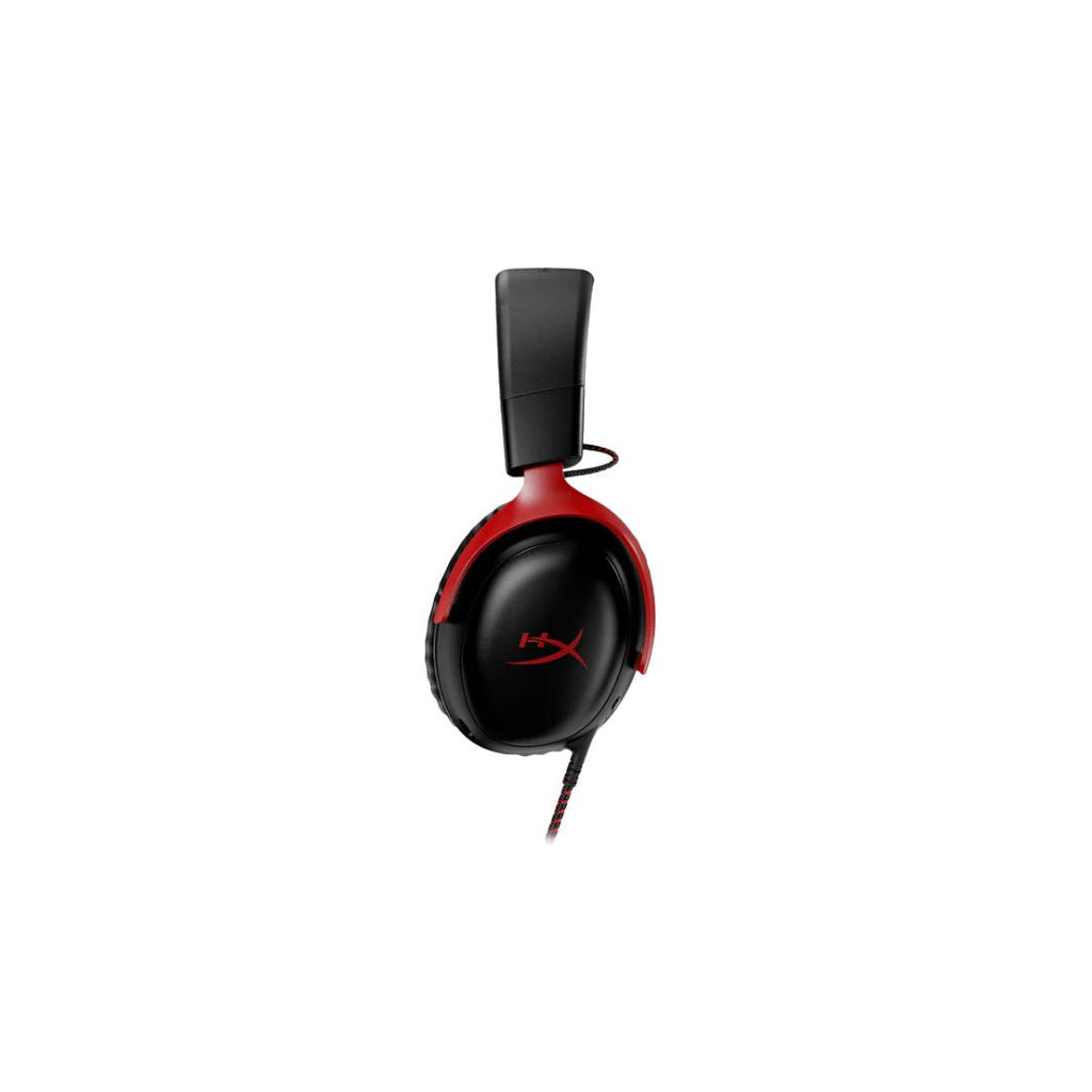 TJM HyperX Cloud III Wired Gaming Headset - Black & Red