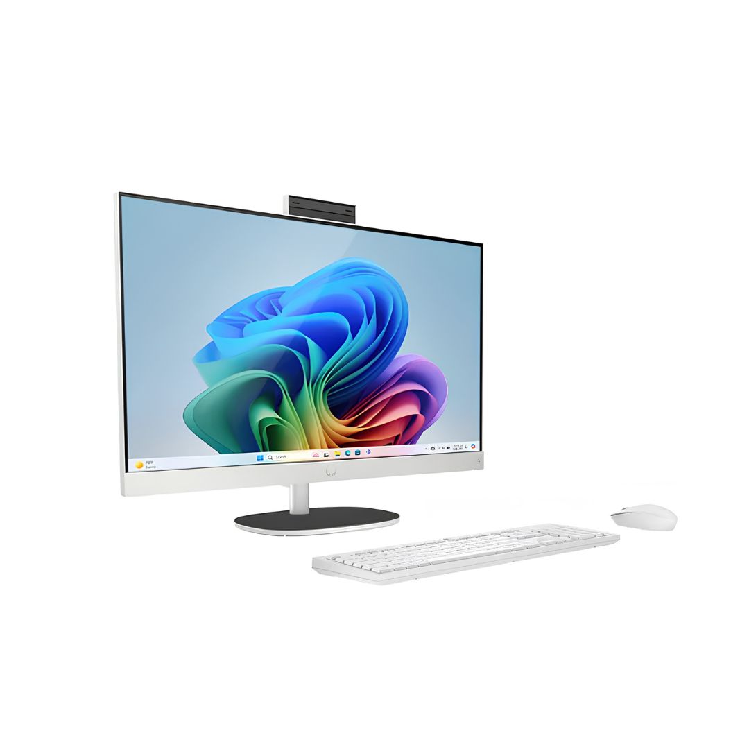 TJM All in One HP 27-CR1008ne, Intel Ultra 7-155U, RAM 16GB, SSD 1TB, Intel Graphics, 27 FHD IPS Touch Screen, White