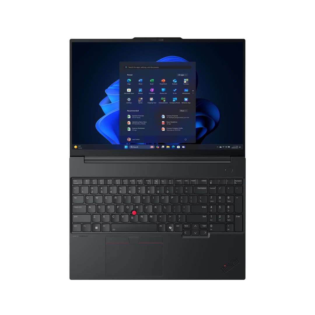 TJM Lenovo ThinkPad E16 - (5NGR) Ultra 7-255H, 16GB, 512GB, Intel® Graphics, 16 Inch WUXGA IPS, Black