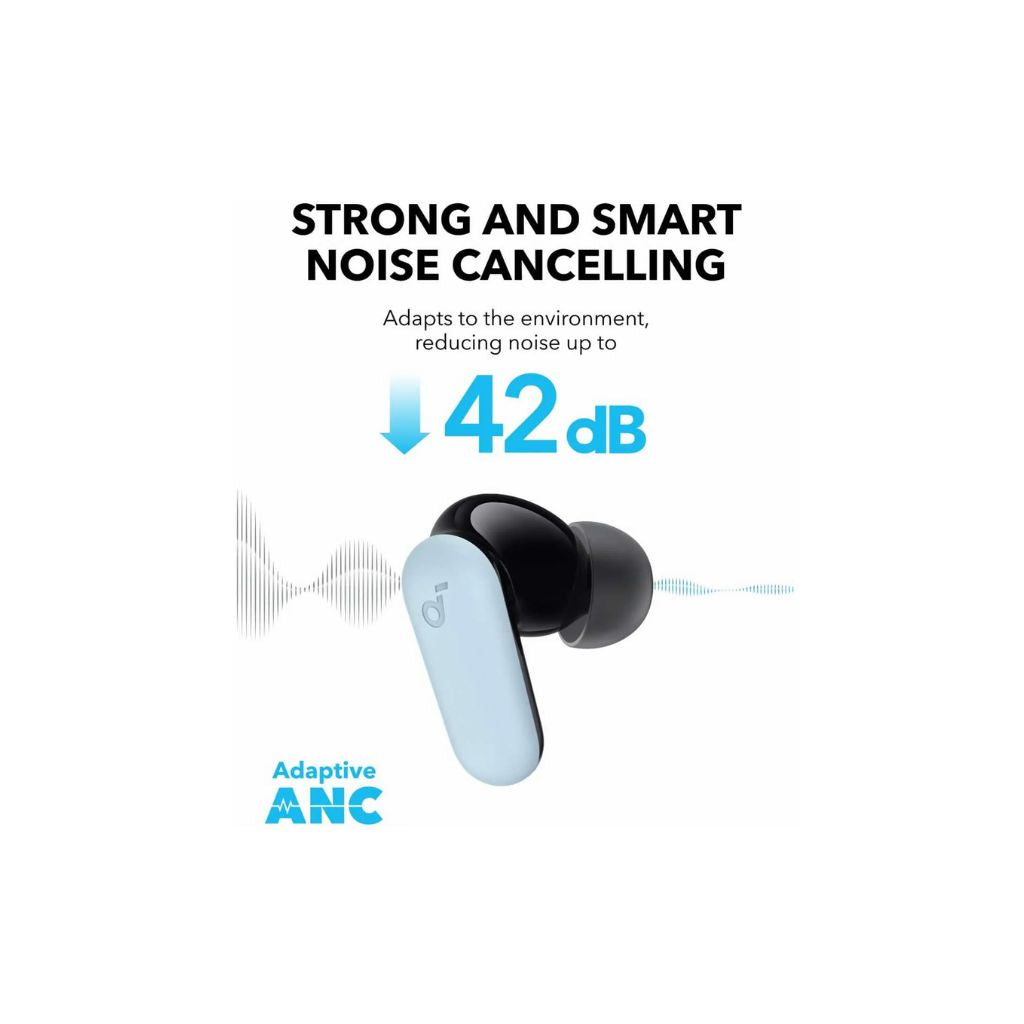 TJM Anker Soundcore R50i NC Wireless Earbuds- Blue