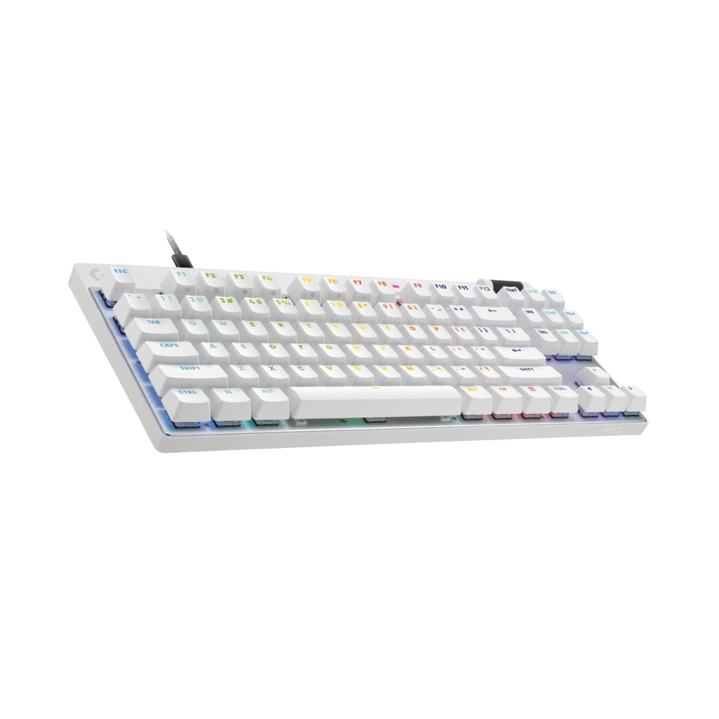 TJM Logitech G PRO X TKL RAPID Wired Gaming Keyboard - White