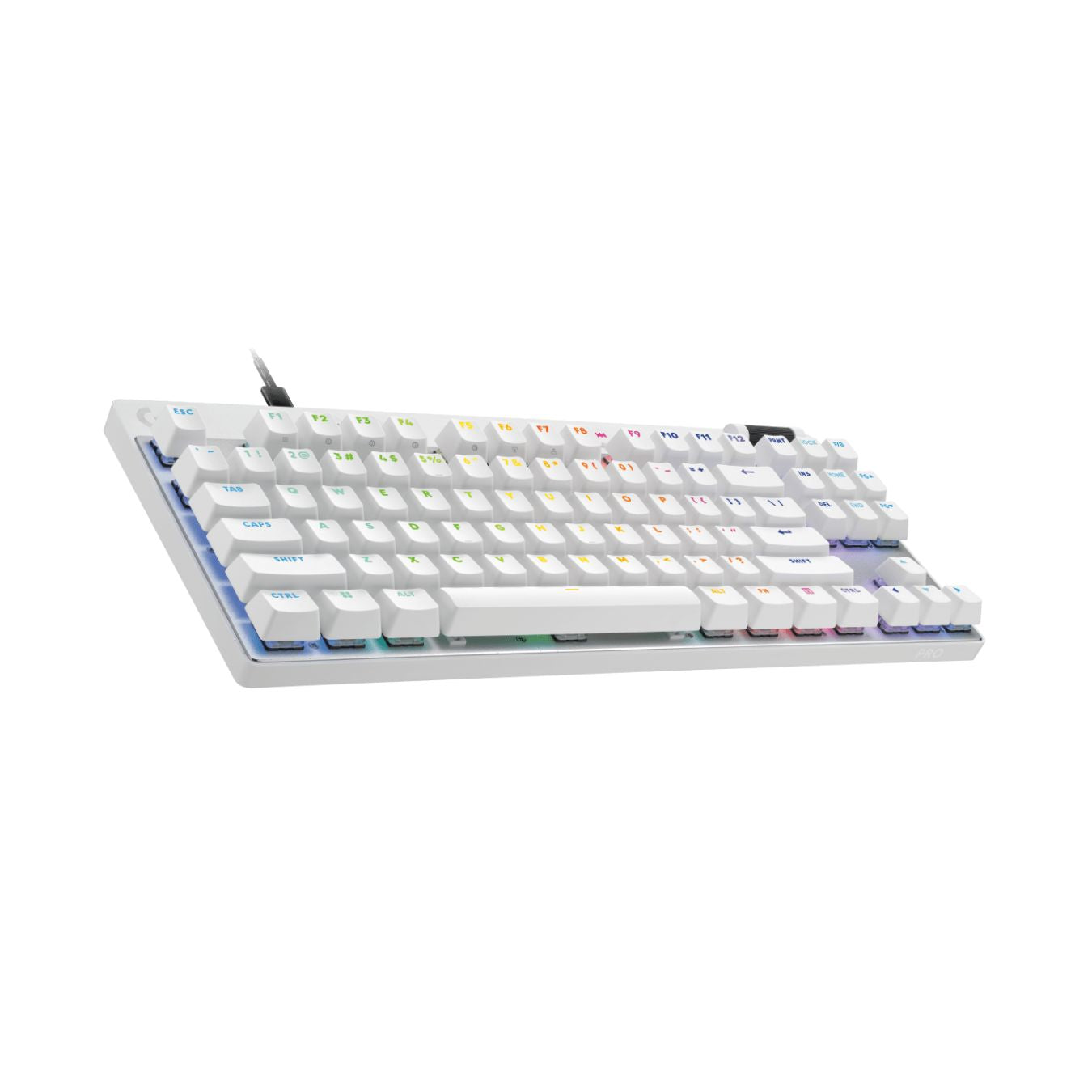 TJM Logitech G PRO X TKL RAPID Wired Gaming Keyboard - White