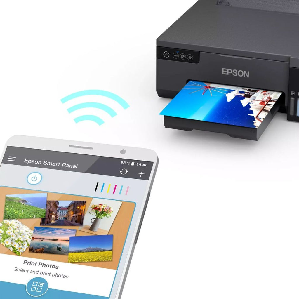 TJM Epson EcoTank L8050 Color, A4 Wi-Fi All-in-One Ink Tank Photo Printer