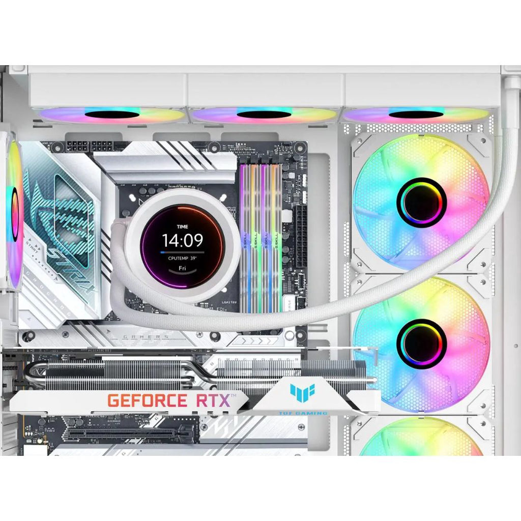 TJM SAMA SM360 PRO ARGB Liquid CPU Cooler - White