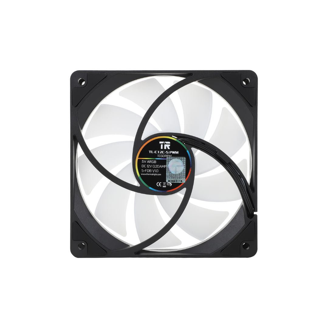 TJM Thermalright TL-C12C-S X5 Fan Kit 120mm 5 Fan ARGB - Black