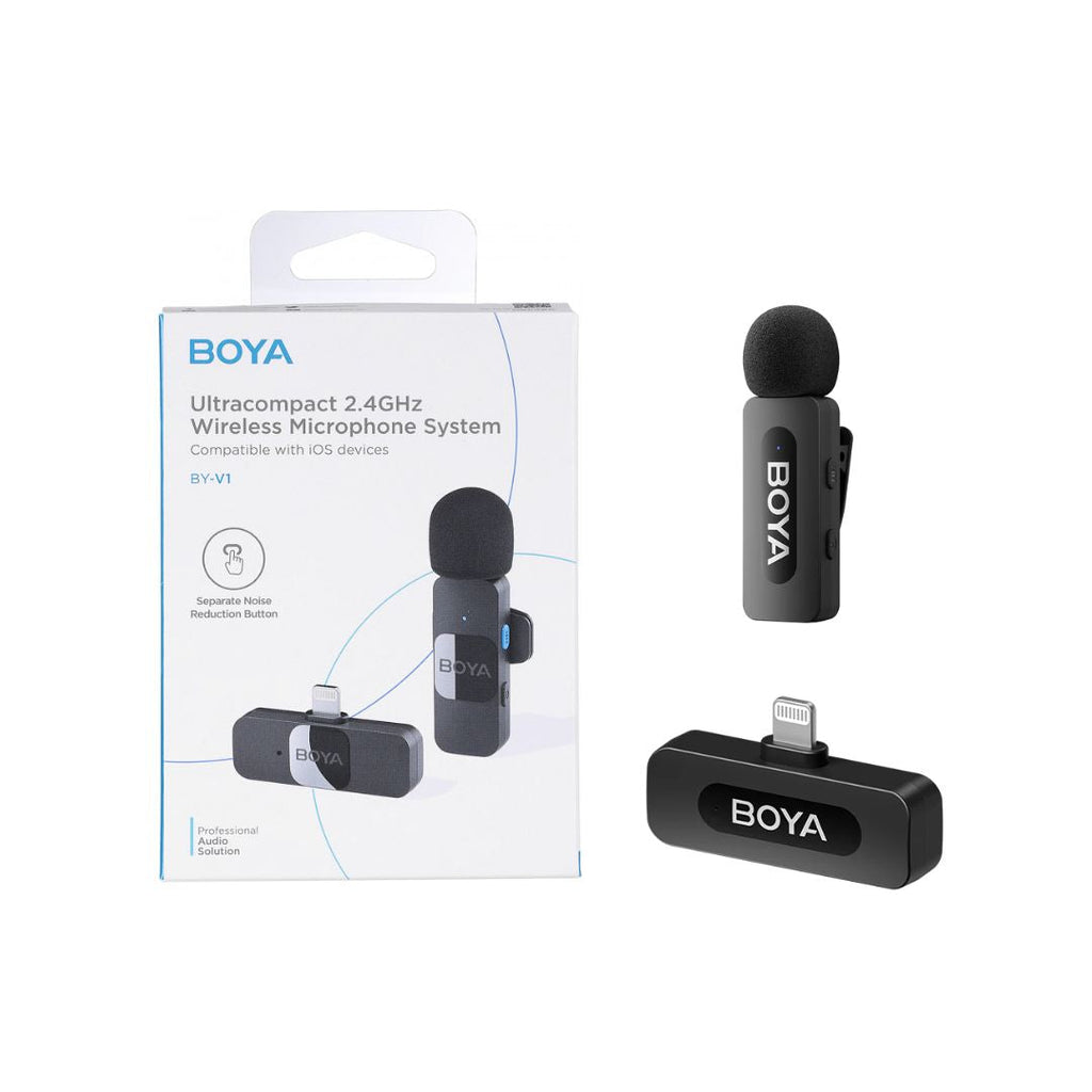 TJM BOYA BY-V10 Wireless Neck Microphone with Lightning Connection