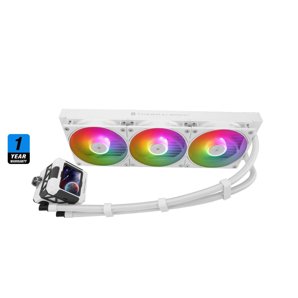 TJM Thermalright Frozen Warframe 360 ARGB Liquid CPU Cooler - White