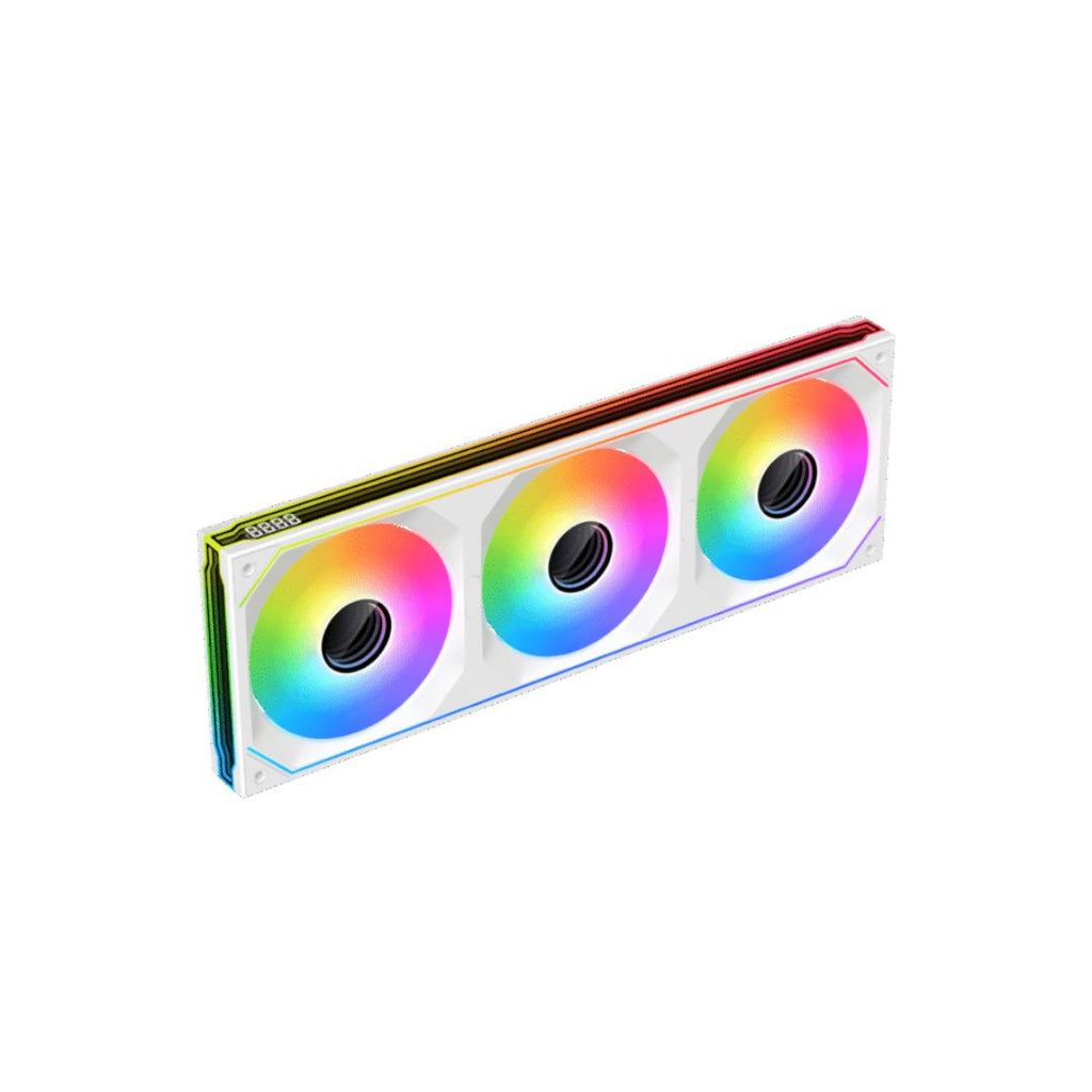 TJM XIGMATEK INFINITY SF360 Digital Arctic 120mm 3-Fan Pack - White