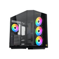 TJM Xigmatek CUBI II Glass Mid Tower Case - Black