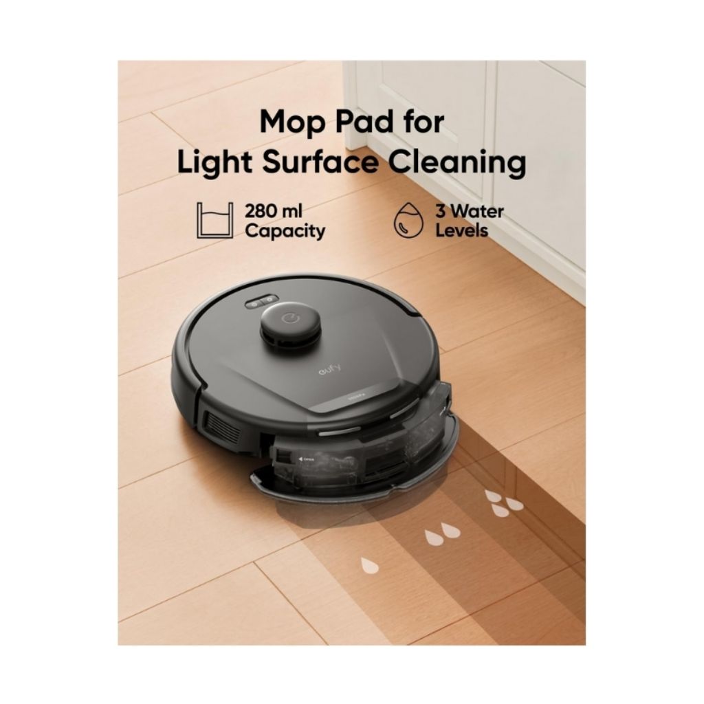 TJM Anker eufy L60 Hybrid Robot Vacuum with Self Empty Station - Black