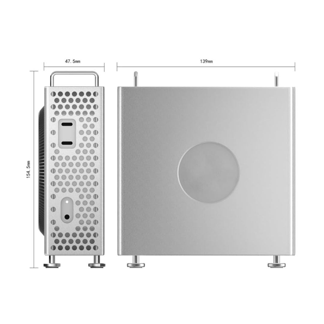 TJM Vertical stand For MAC Mini - Silver