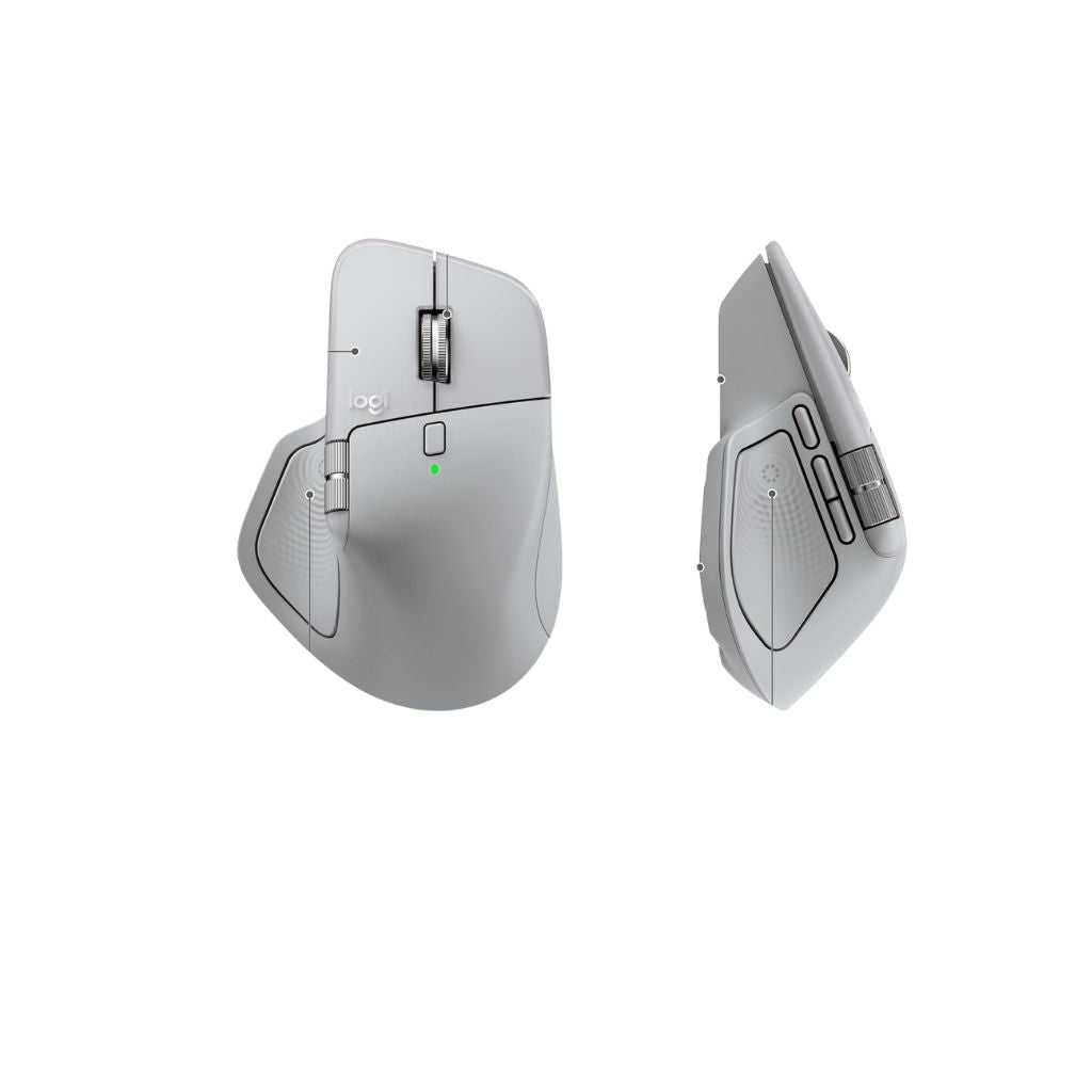 TJM Logitech MX Master 4 Advanced Wireless White Mouse