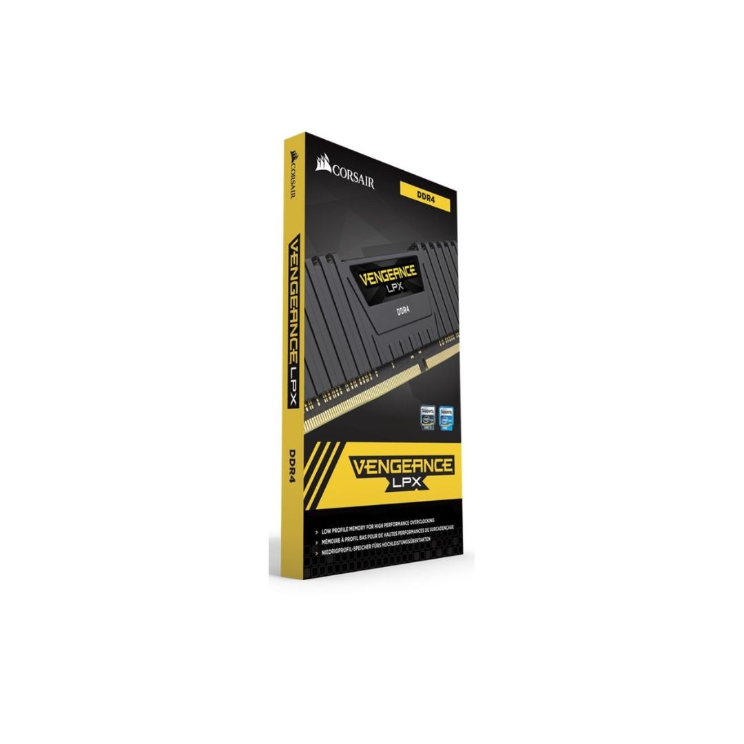 TJM Corsair Vengeance LPX DDR4 16GB  (1x16) - 3200Mhz - C16 - Black