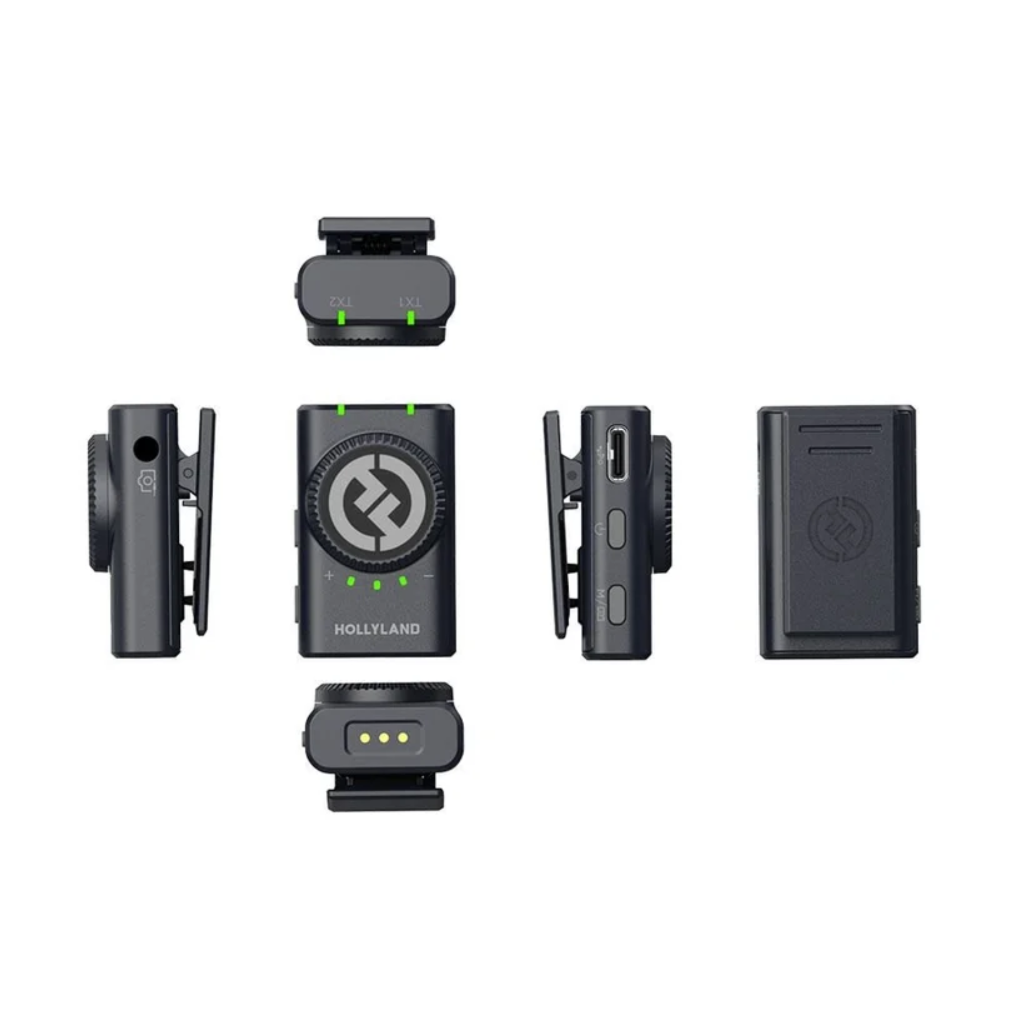 TJM Hollyland Lark M2 DUO Combo - Wireless Lavalier Microphone