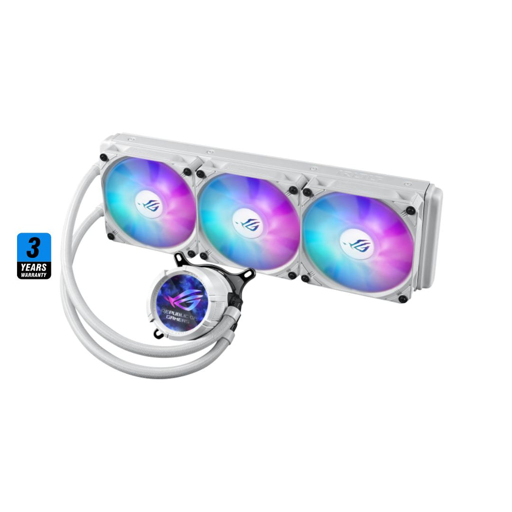 TJM ASUS ROG Strix LC III 360 ARGB White, LCD