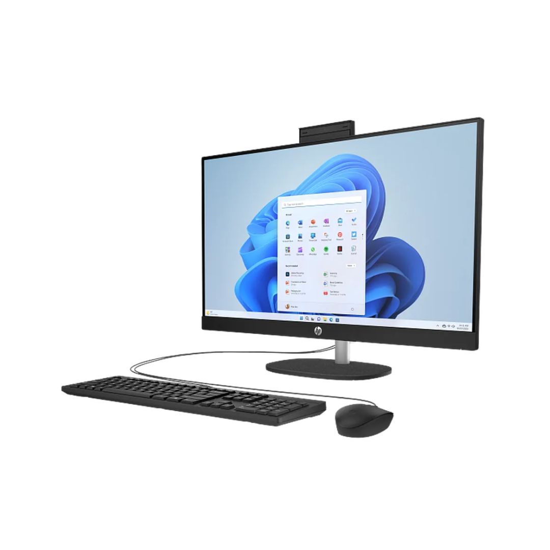 TJM All in One HP 27-CR0155NH, Intel Core i7-1355U, RAM 8GB, SSD 512GB, Intel Iris Xe Graphics, 27 FHD IPS Touch Screen, Black