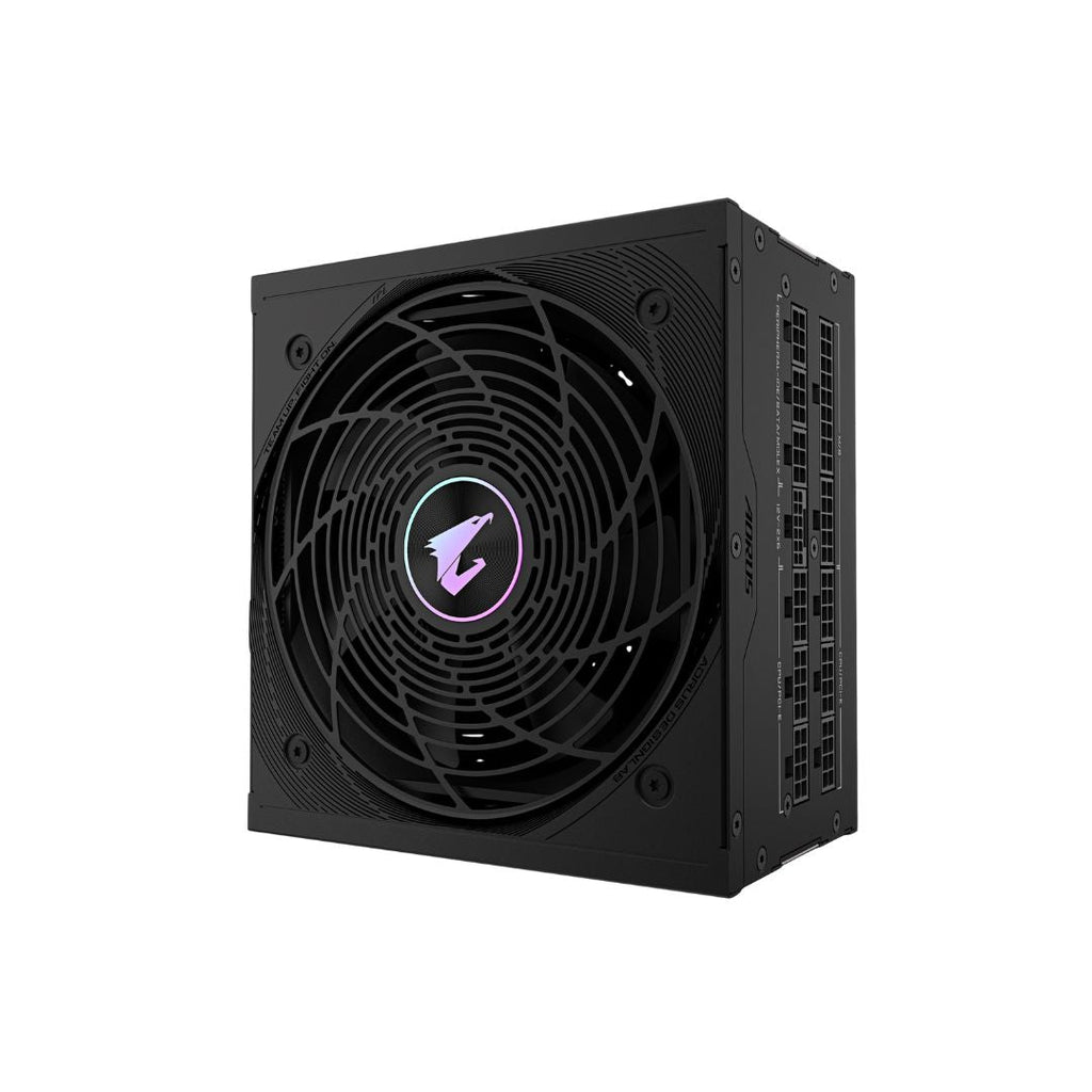 TJM Gigabyte AORUS ELITE GP-AE850PM, Full Modular, 850W 80+ Platinum, PCIe 5.1 - Black