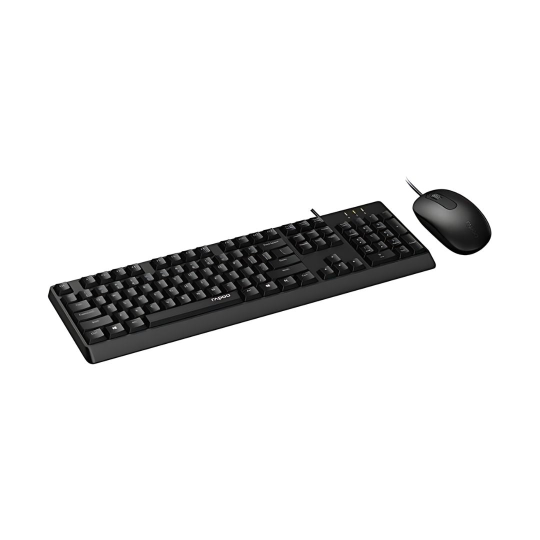 TJM Rapoo X130 PRO Wired Optical Combo Kit Keyboard & Mouse