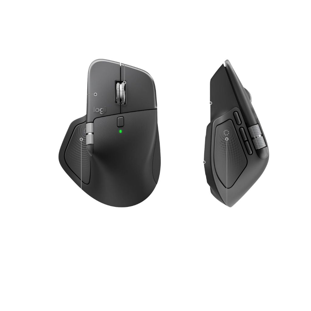 TJM Logitech MX Master 4 Advanced Wireless Graphite Mouse