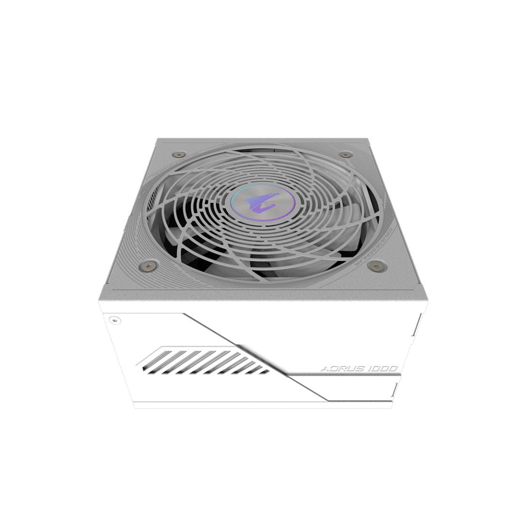 TJM Gigabyte AORUS ELITE GP-AE1000PM ICE, Full Modular, 1000W 80+ Platinum, PCIe 5.1 - White