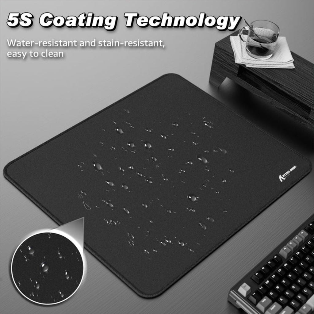 TJM ATTACK SHARK CM02 eSport Gaming Mousepad - Black Dark Gray