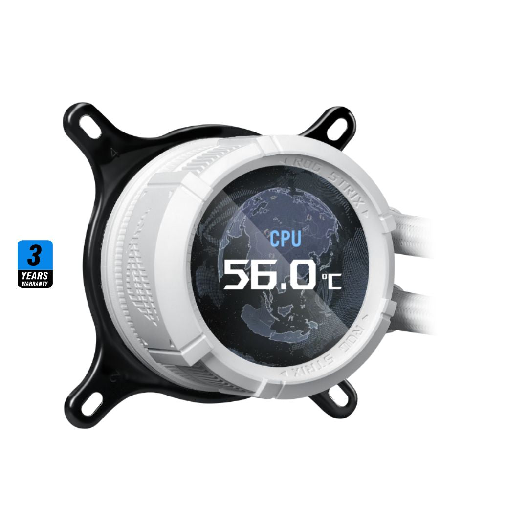 TJM ASUS ROG Strix LC III 360 ARGB White, LCD