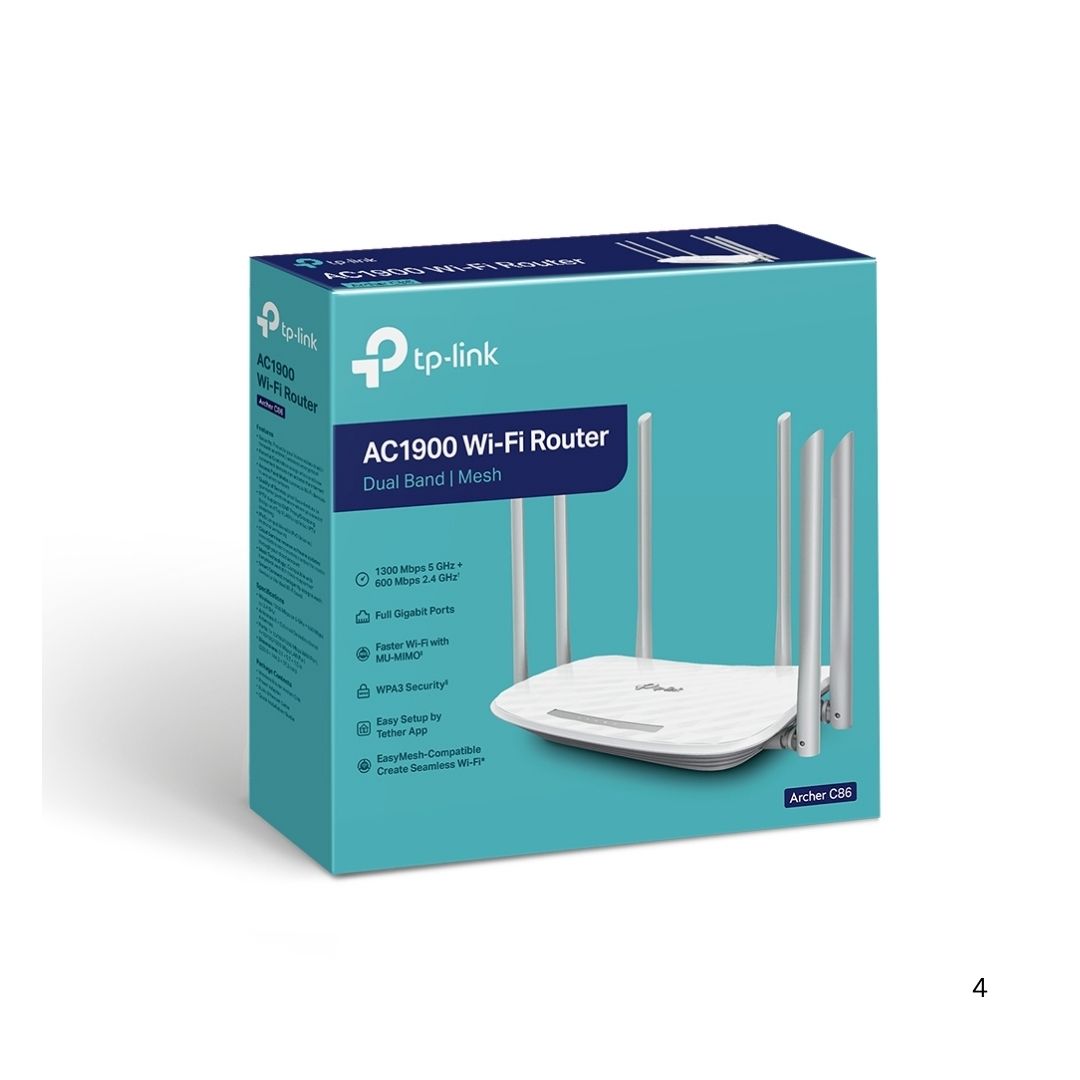 TJM TP Link Archer C86 AC1900 Wireless MU-MIMO Wi-Fi Router