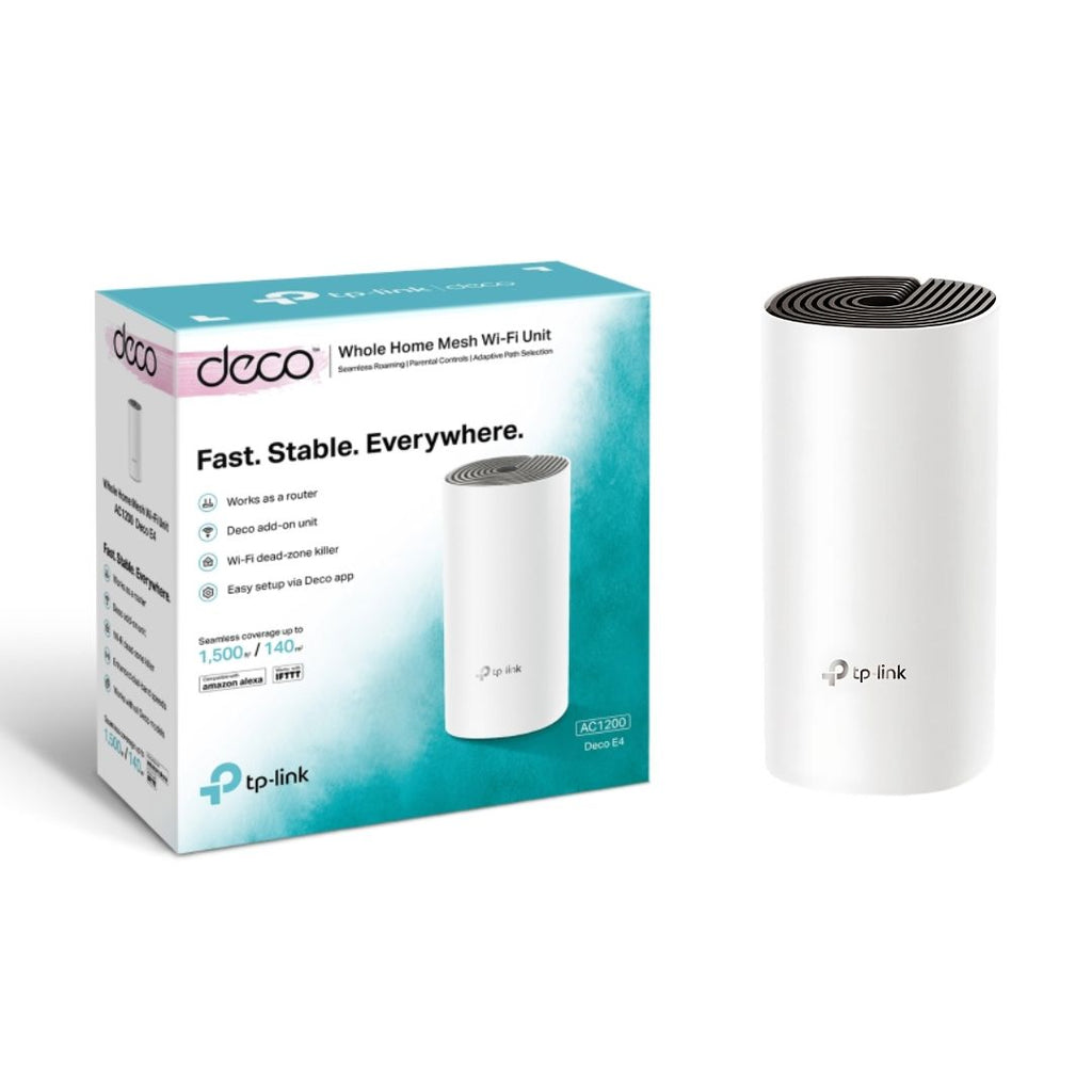 TJM Deco E4 AC1200 Whole Home Mesh Wi-Fi 5 System 1-Pack