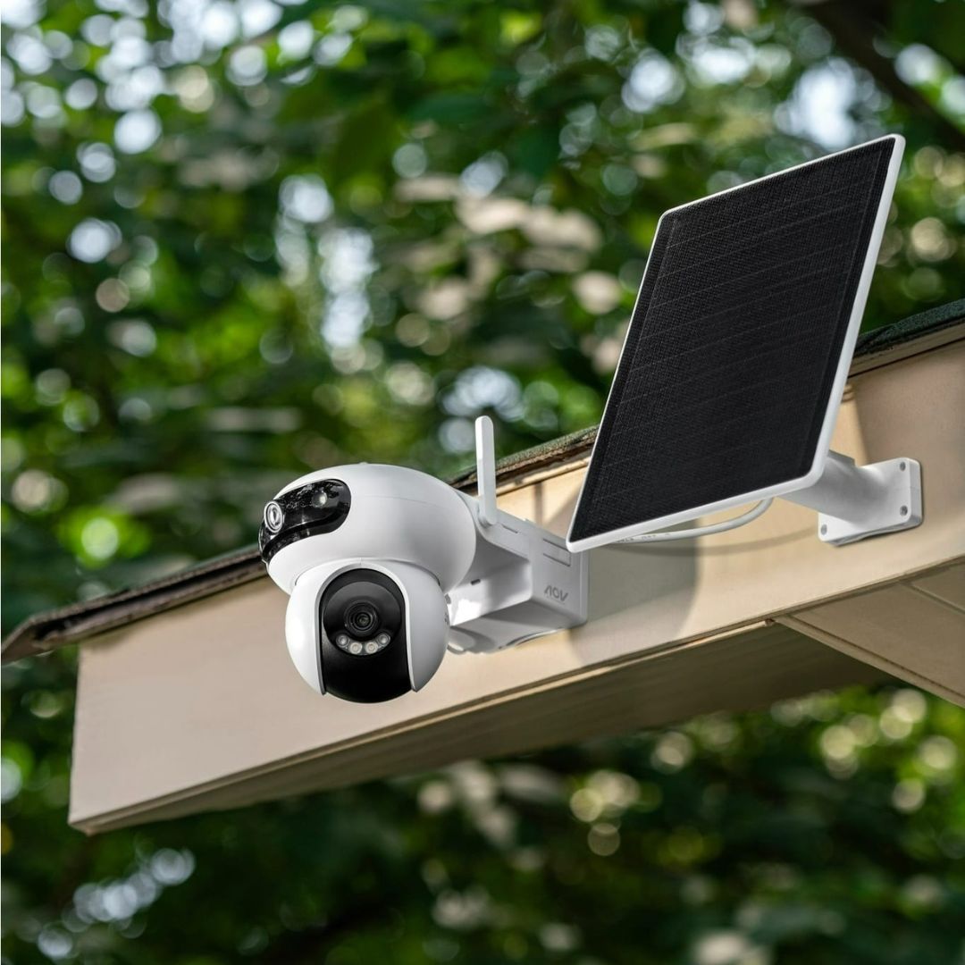 TJM Ezviz HB90x Dual Lens 4G Security Camera + Solar Panel Kit